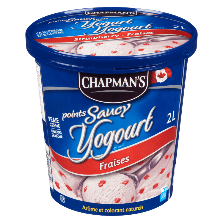 Chapman's Saucy Strawberry Frozen Yogurt