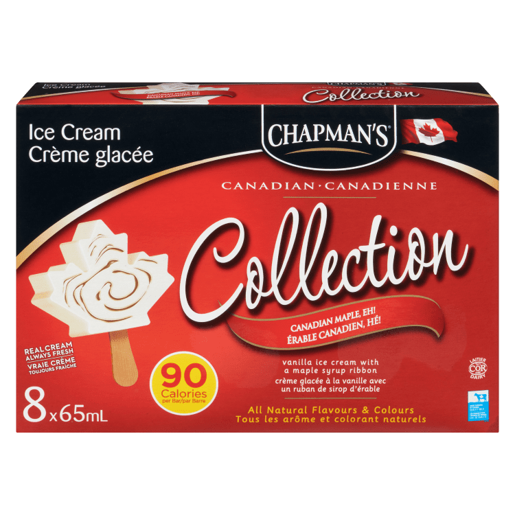 Canadian Maple, Eh! Ice Cream Bar - Chapman's Ice Cream